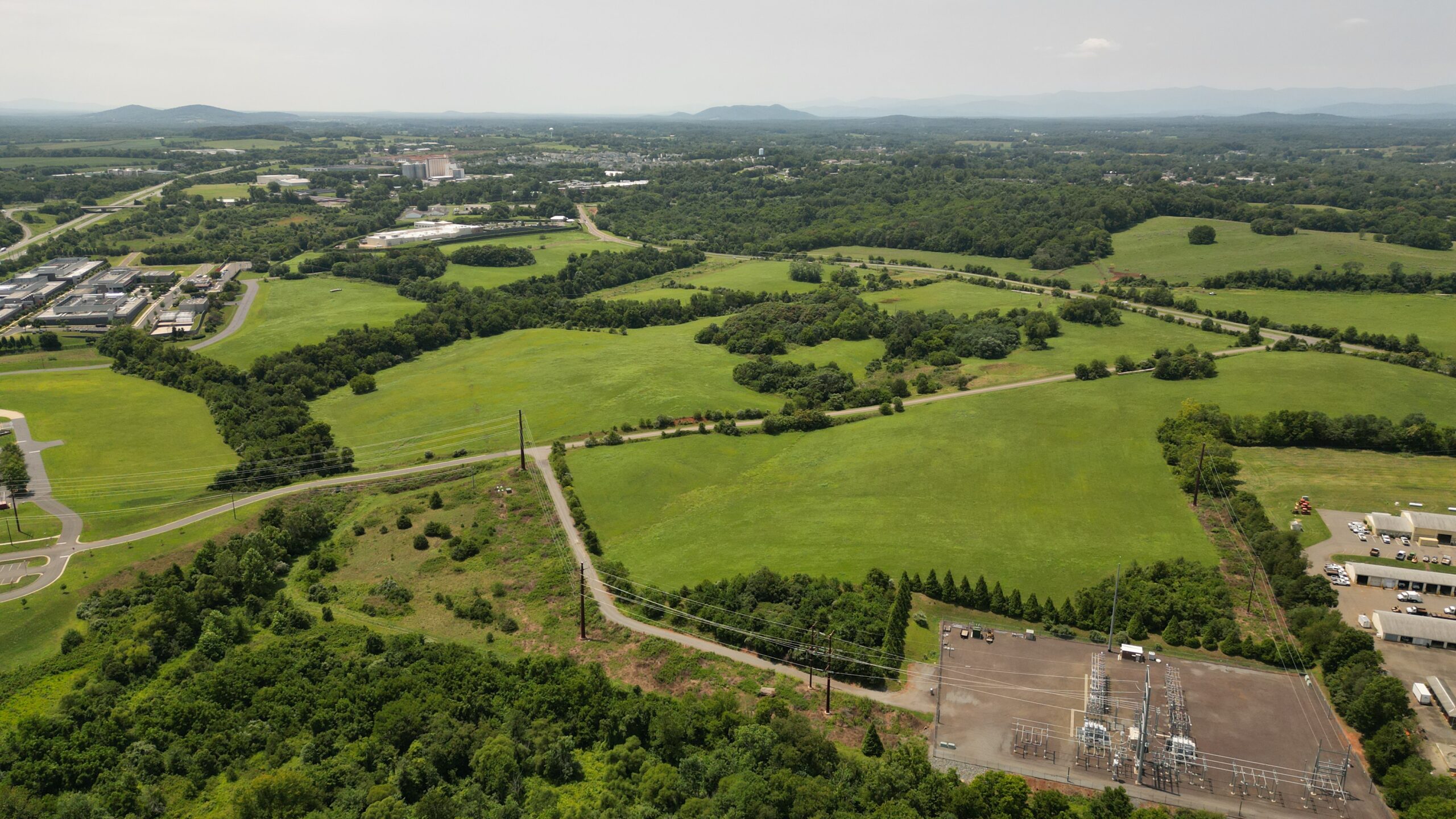 Aerial of Culpeper Tech Zone